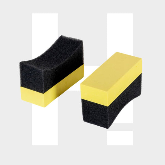 Curved Rubber Care Applicator - 2-pack