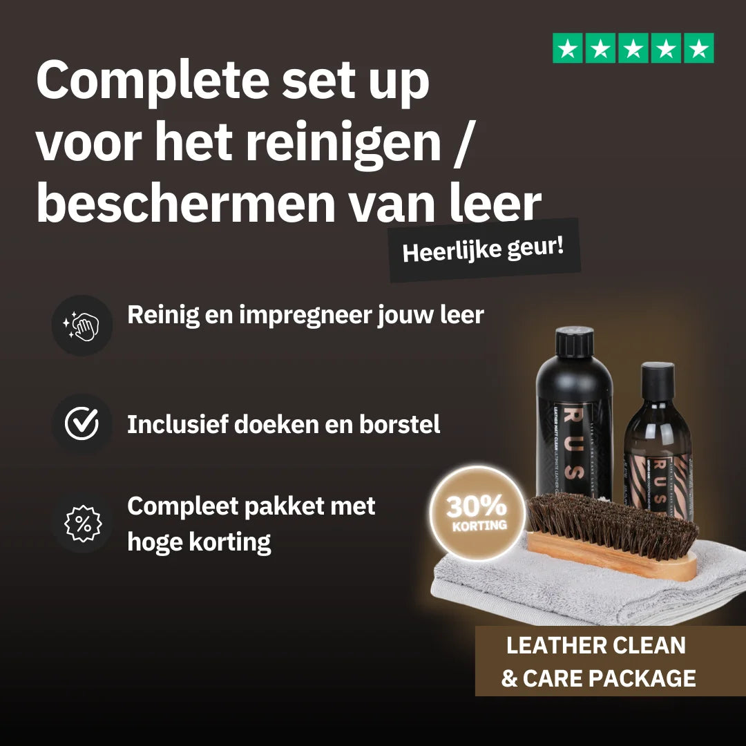 Leather Clean & Care Package