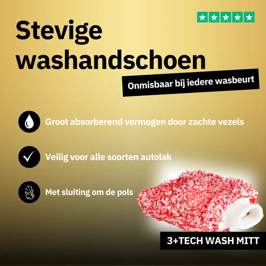 3+Tech Microfiber Wash Mitt