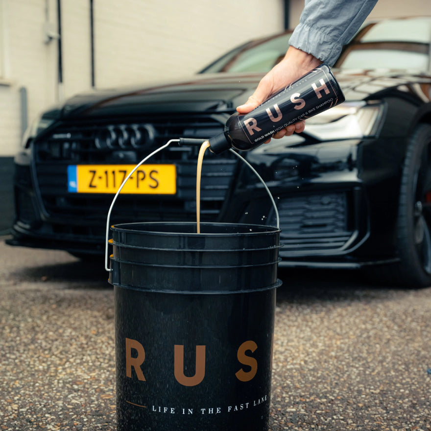 RUSH Detailing Bucket 20L | Met Grit Guard én deksel - RUSH